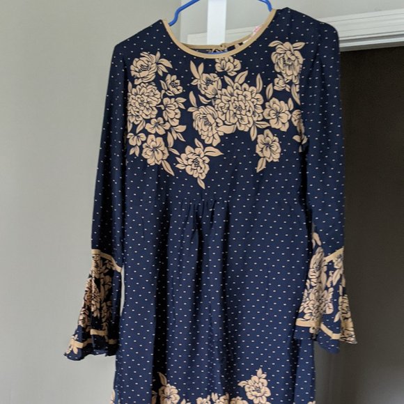 Small Size Navy Blue Pant Suit/ Indian dresses - Picture 4 of 5